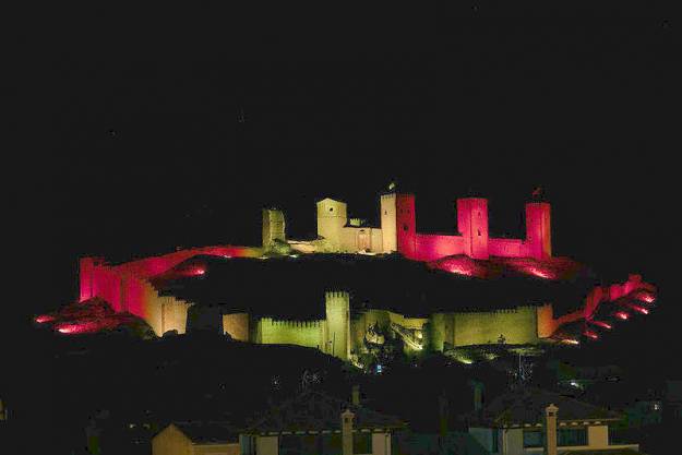 Molina de Aragón iluminación Castillo 2