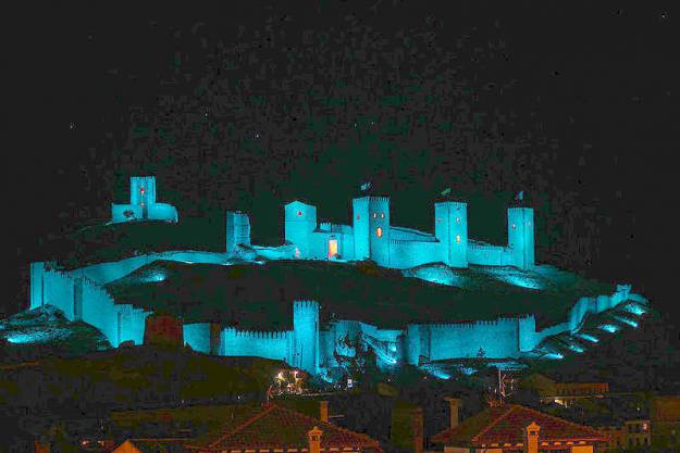 Molina de Aragón iluminación Castillo 3