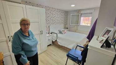 Villel de Mesa Inundaciónes un año después Dormitorio de Fina