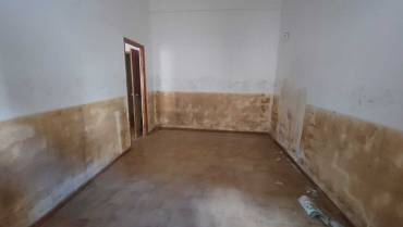 Villel de Mesa Inundaciónes un año después Farmacia linea del agua