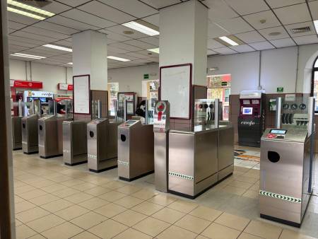 tornos estacion renfe cercanias