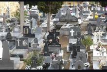 VISTA GENERAL PATIO BAJO cementerio brihuega