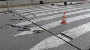 Alovera paso de cebra led