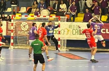 BM. Guadalajara superó a BM Huesca 36-30 y sale de las plazas de descenso Foto Pilar Borobia