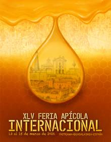Cartel anunciador XLV FERIA APICOLA INTERNACIONAL