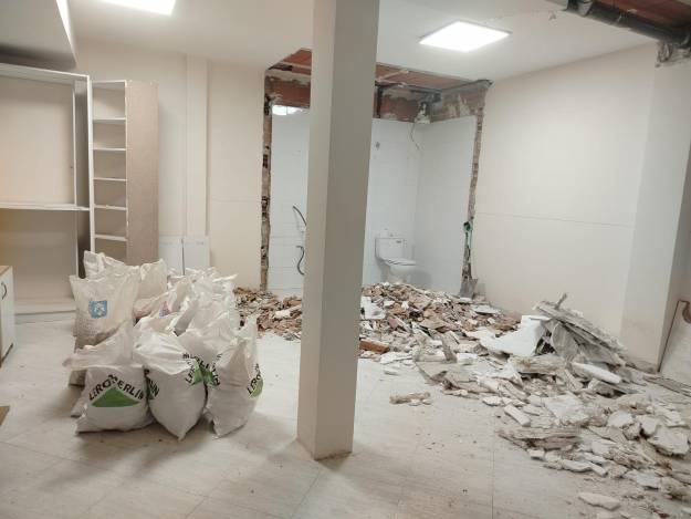 Obras de un local para transformarlo en vivienda