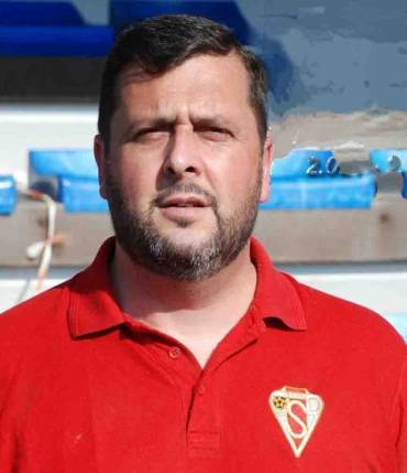 Jesús Ángel Pérez Trinidad entrenador del Alovera que ha sumado 7 puntos en las tres últimas jornadas