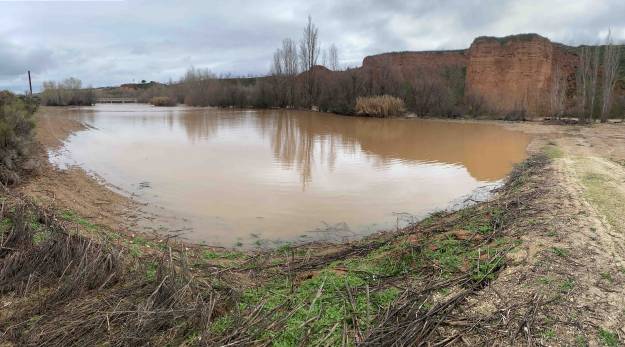 Parcelas inundadas en el mes de marzo pasado