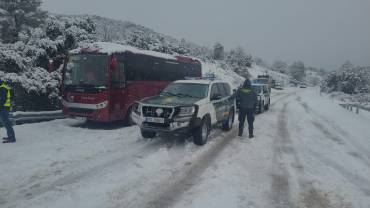 rescate ninos autobus alcocer Guardia Civil