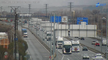 imagen de la A2 en el kilometro 42