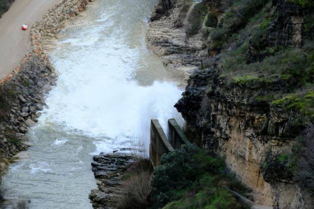 Inundación tormenta RIO SORBE Alcorlo Bornova Foto Eduardo Bonilla 2