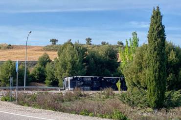 Accidente camión Ronda Norte Foto José Luis Ranz Yubero 6