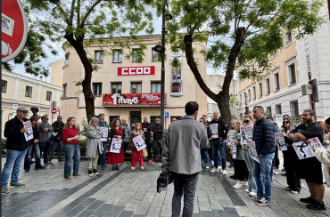 protesta ccoo muerte trabajador Azuqueca