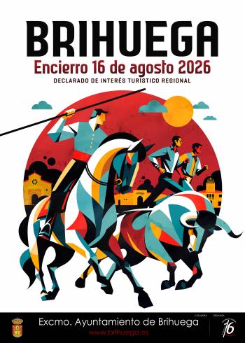 Cartel Ganador XIII Concurso Carteles Encierro Brihuega 1