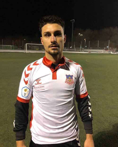 Cristian de la Mata anotaba el primer gol para el Cifontino ante el Almoguera en el partido de la joranada en Segunda Autonómica