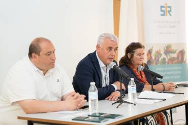El presidente José Luis Vega en el inicio de la jornada Ruralajara Despoblación Inicio jornada Ruralajara 1