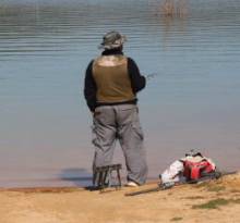 Pescador en Entrepeñas