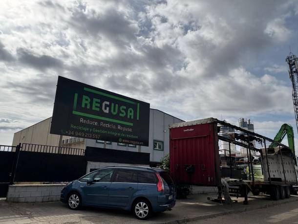 Exterior de Regusa el día de después del incendio/ Gu Diario