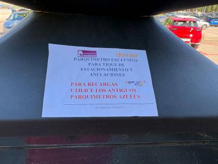 parquimetro solo aparcamiento hermanos fernandez galiano
