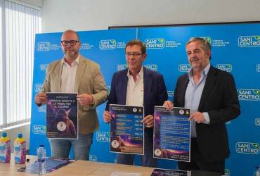 La cúpula directiva del Club BM. Guadalajara presentó la campaña de abonados para la próxima temporada Foto BM. Guadalajara