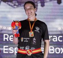 Alma García Adame, con orígenes en Jadraque. Boxeadora Jadraqueña Alma Garcia Adame 1
