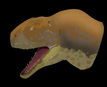 ilustracion dientes algora dinosaurio