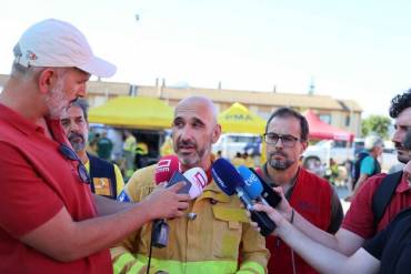Incendio Sierra Norte Juanjo Fernández director de extinción Foto Junta CLM1