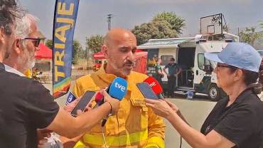 Incendio Sierra Norte Juanjo Fernández jefe de la emergencia