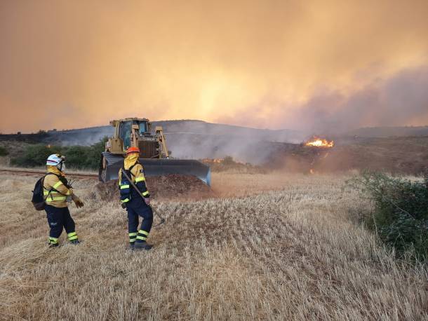 incendio la mierla maquinaria