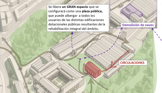 el fuerte edificio aislado tras reforma