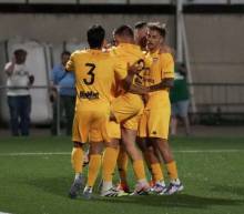 Los juadores del Deportivo Guadalajara celebran la victoria ante el Quintanar y el pase a la final de la Copa Federación 1