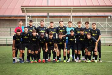 Plantilla de jugadores seguntinos que se desplazaron a Soria 1