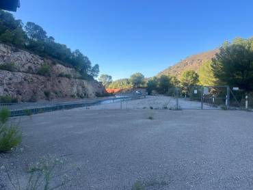 Imagen de la zona en la que se ha producido la rotura/ CHT Tramo II Canal Tajo Segura rotura
