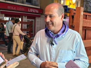 Alberto Rojo en su atención a medios esta tarde ya como candidato oficial a la Alcaldía 20260916 Alberto Rojo en su atención a medios esta tarde como candidato a la Alcaldía