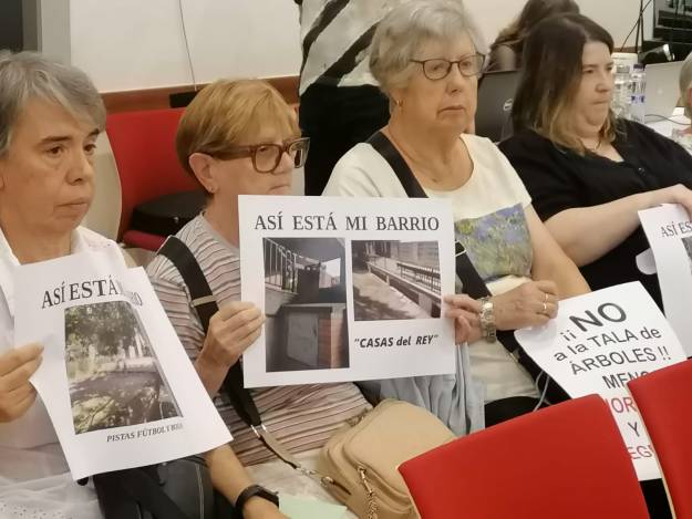 vecinas casas del rey protesta