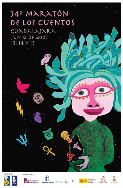 Maratón de los cuentos 2025 cartel