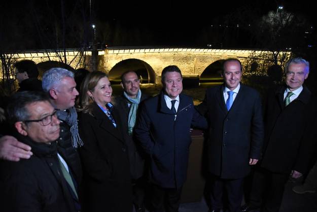 Puente árabe Guadalajara nueva iluminación