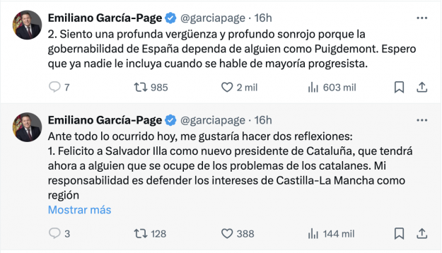 page huida puigdemont