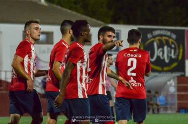 Jugadores del Pedroñeras equipo menos goleado de Regional Preferente Foto Andrés Parra