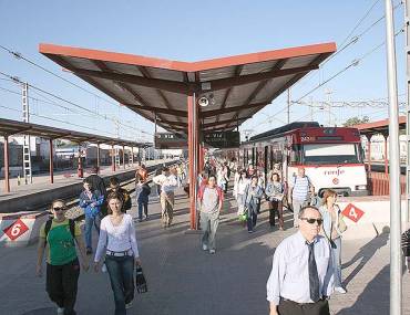 Cercanías RENFE andenes