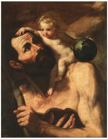 San Cristobal pintura de Ribera
