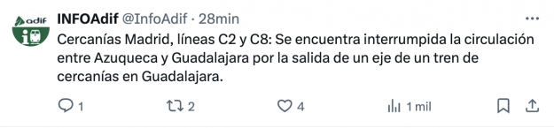 adif descarrilamiento