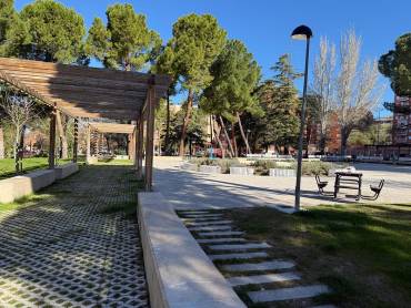 parque amistad farolas